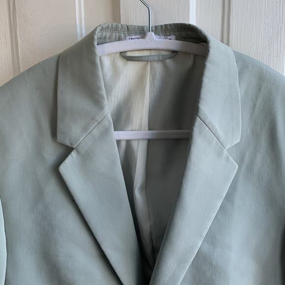 Zara Gray Suit Jacket Blazer - Picture 3 of 8